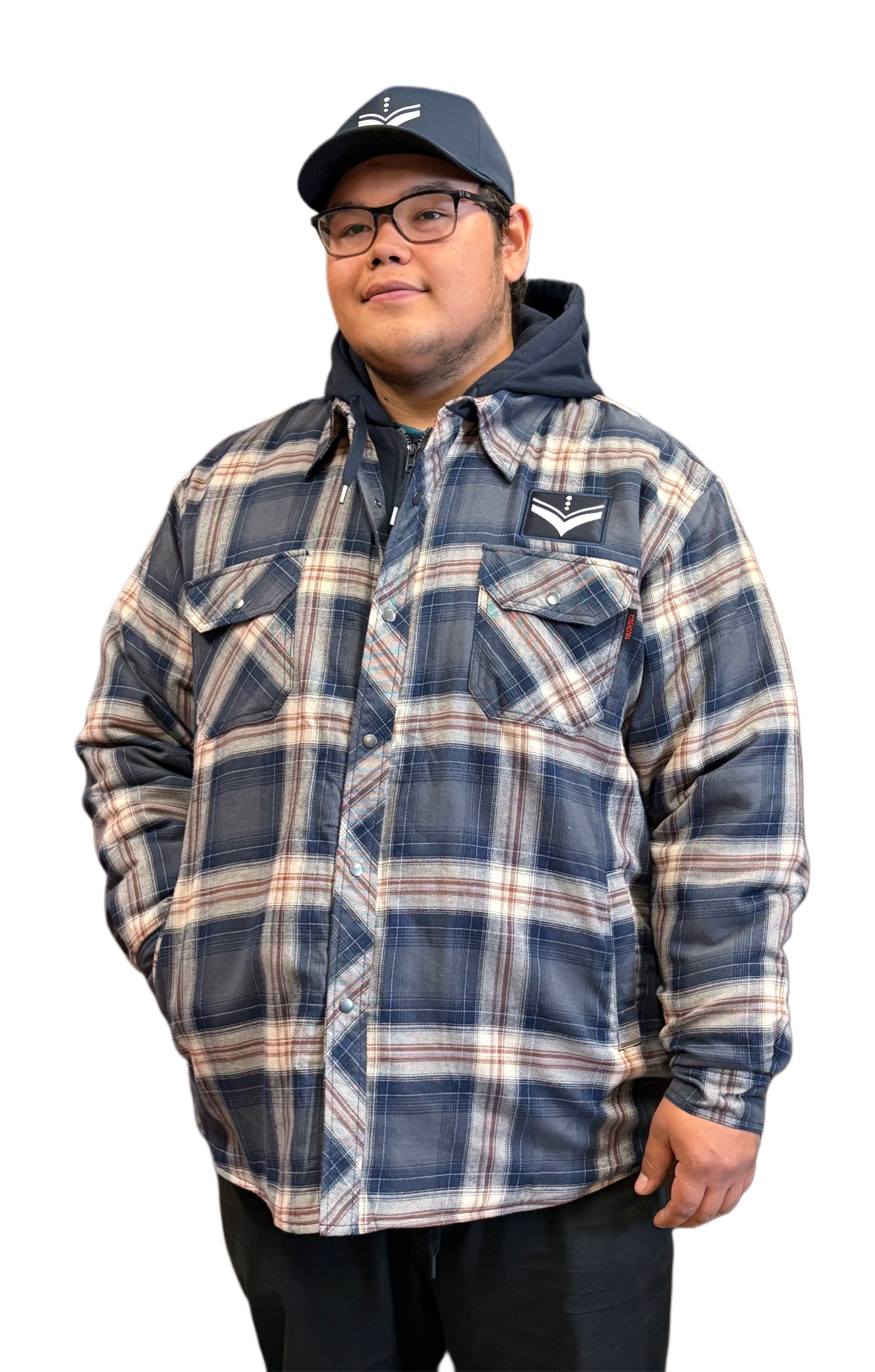 Tough Duck Quilt Lined Hooded Flannel Jac-Shirt-3