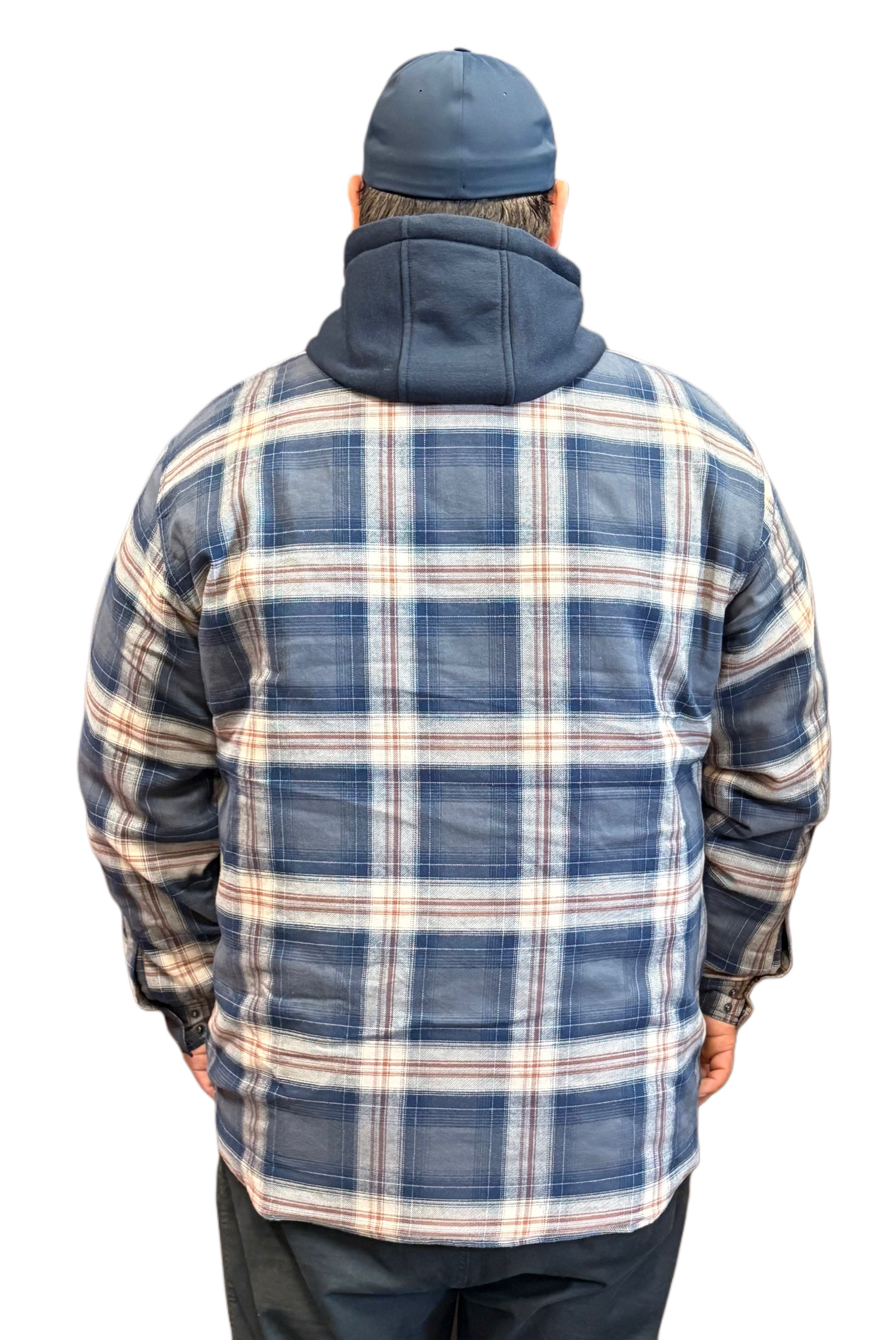 Tough Duck Quilt Lined Hooded Flannel Jac-Shirt-5