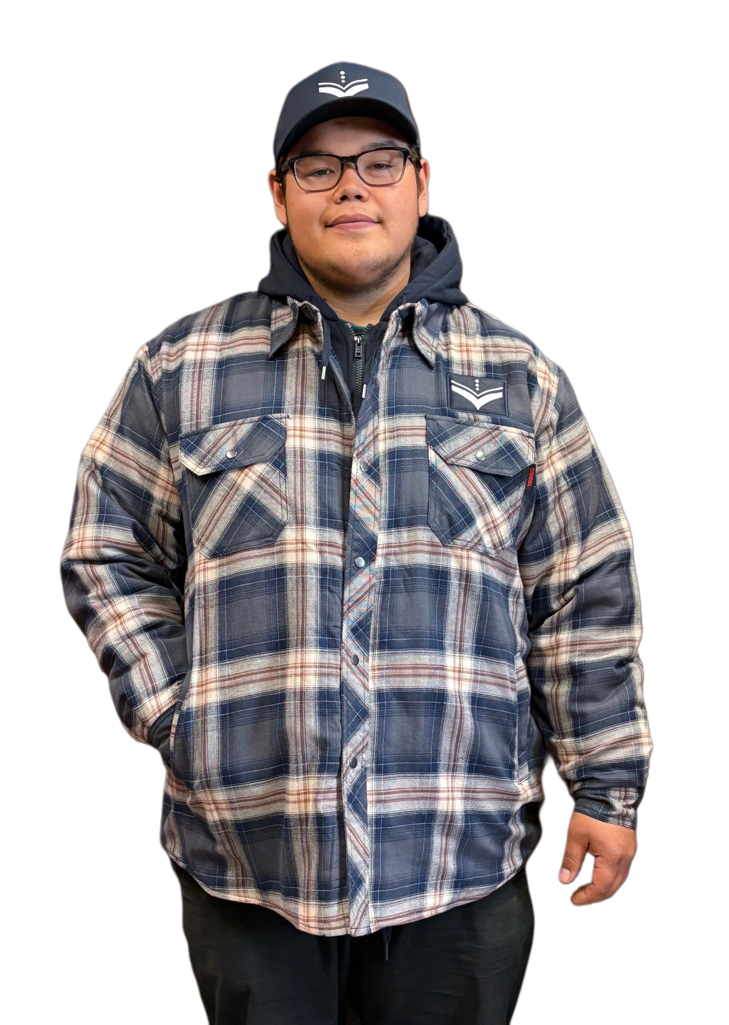 Tough Duck Quilt Lined Hooded Flannel Jac-Shirt-1