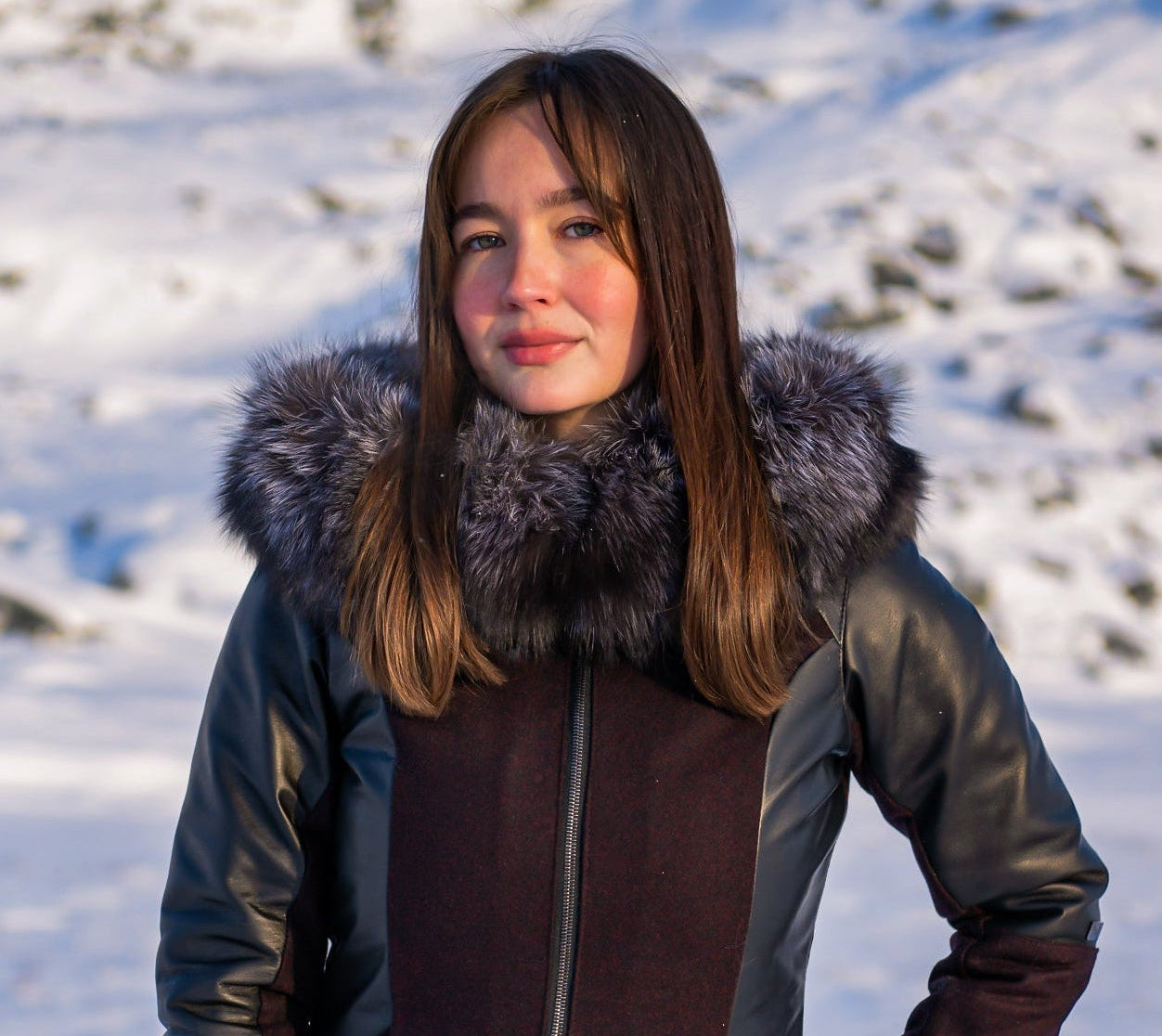 BLACK SIGN　Inuit Jacket Qaspeq Fur Winter Jacket Eskimo Parka Inuit Made Yup'ik Alaska